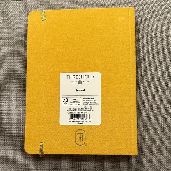 Threshold Yellow Journal - Picture 2 of 4
